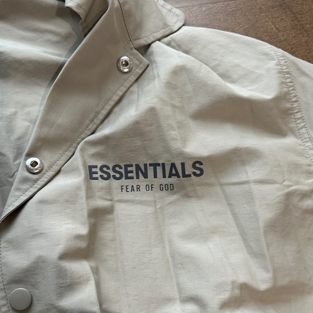ESSENTIALS Tan Jacket - Picture 5 of 6